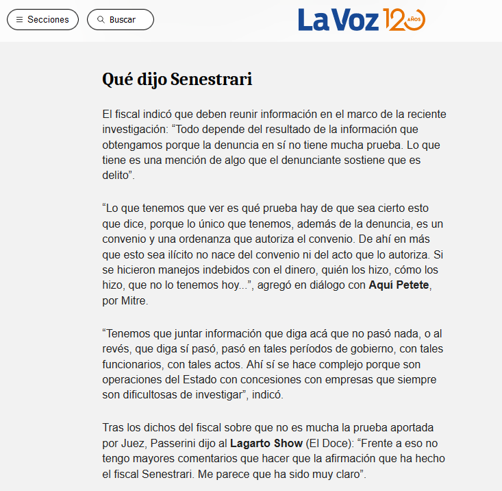 ¿Qué pasa con el transporte de la Provincia de Córdoba? ¿Luis Juez denunció a TAMSE y ERSA? ¿Y el Llaryora? ¿Y la plata?