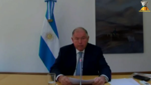 Canciller Gerardo Werthein frente a la OEA venezuela asilo embajada argentina