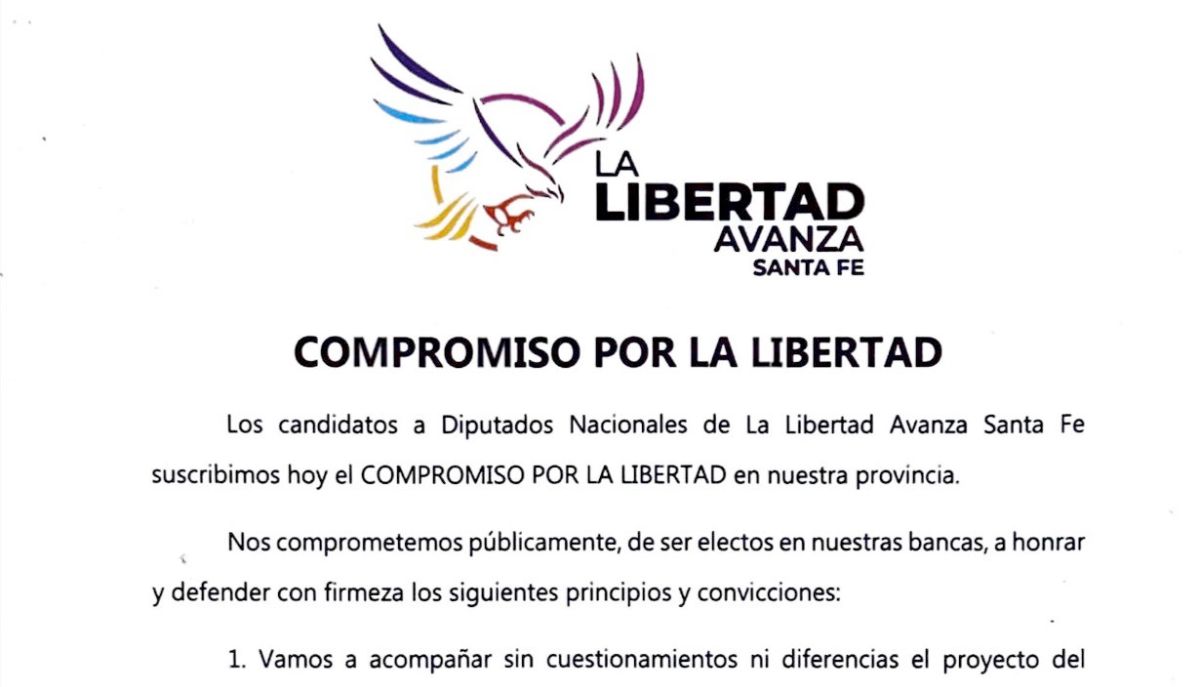comunicado de la libertad avanza santa fe