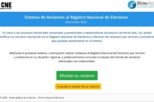 error en el padrón electoral